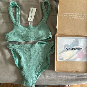 NWT youswim aplomb standard waist in sage